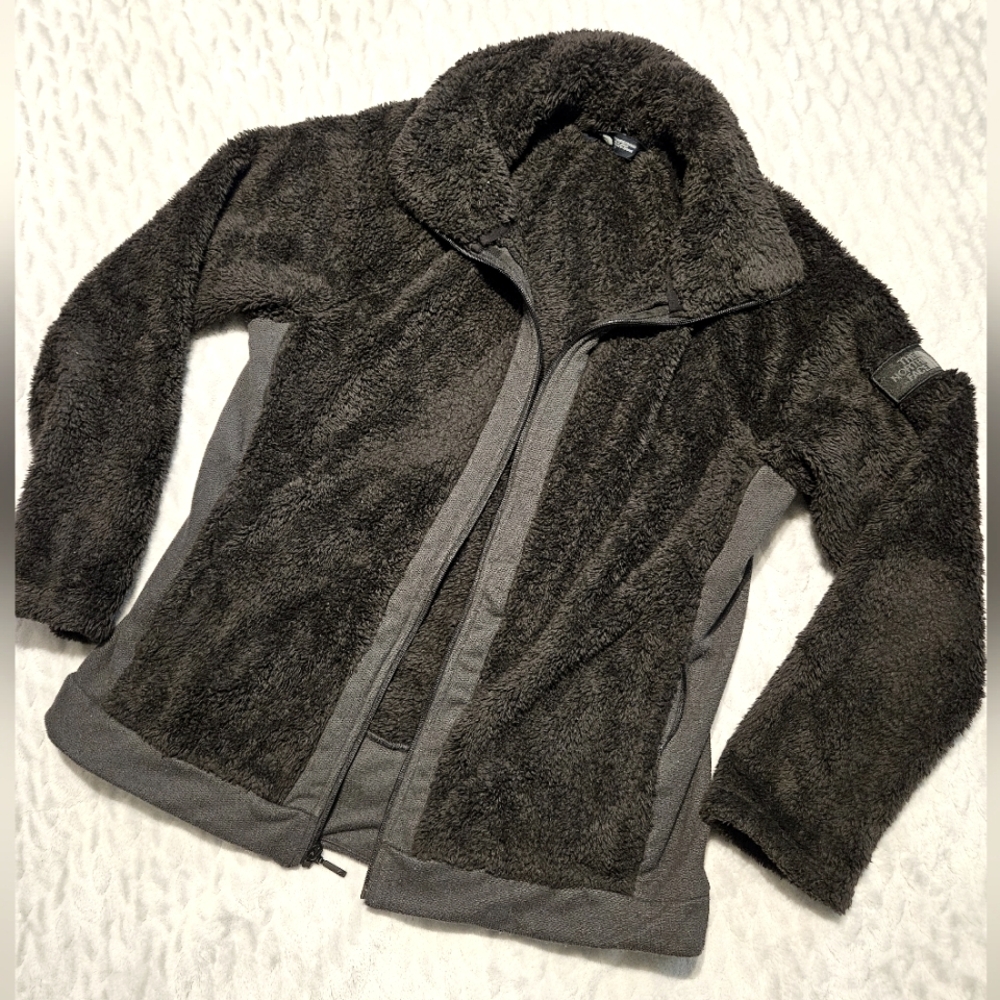 Black zip up The North Face fleece